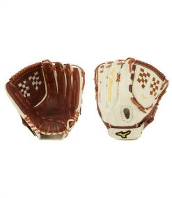 MIZUNO GCF1250F3 Classic FP 12.5" Silver-Brown Fastpitch Glove