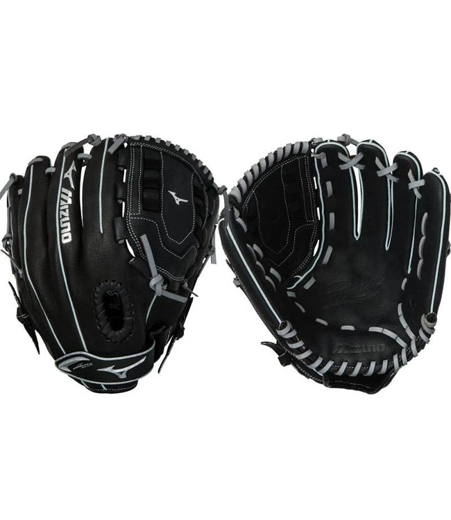 MIZUNO GPM1254 Premier Black/Grey 12.5" Slowpitch Glove 1 MIZUNO GPM1254 Premier Black/Grey 12.5" Slowpitch Glove